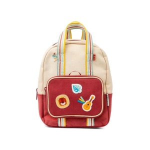 Sac à dos enfant mix & match beige ambre / jungle Lilliputiens