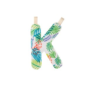 Lettre de l'alphabet décorative k Lilliputiens