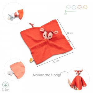 Doudou lange eco-friendly stella le faon Lilliputiens