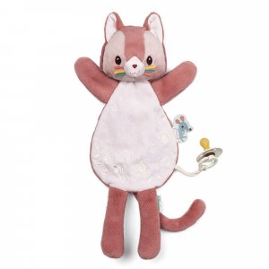 Doudou marionnette phosphorescente jeanne le chat Lilliputiens