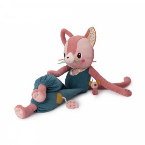 Peluche géante d'activités jeanne le chat Lilliputiens