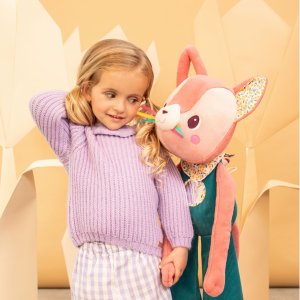 Peluche géante d'activités jeanne le chat Lilliputiens