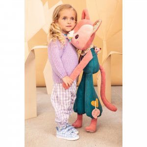 Peluche géante d'activités jeanne le chat Lilliputiens