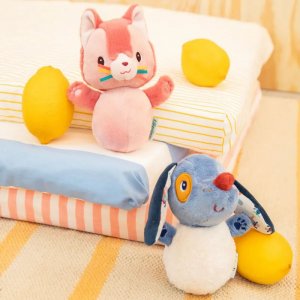 Peluche sonore culbuto jules le chien Lilliputiens