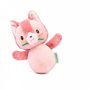Peluche sonore culbuto jeanne le chat Lilliputiens