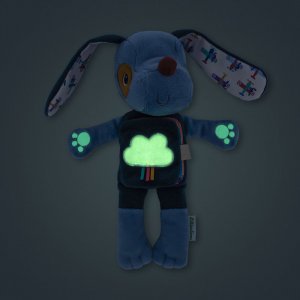 Peluche phosphorescente avec livre en tissu Lilliputiens