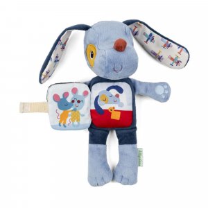 Peluche phosphorescente avec livre en tissu Lilliputiens