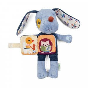 Peluche phosphorescente avec livre en tissu Lilliputiens