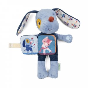 Peluche phosphorescente avec livre en tissu Lilliputiens