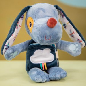 Peluche phosphorescente avec livre en tissu Lilliputiens