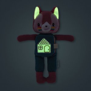 Peluche phosphorescente avec livre en tissu Lilliputiens