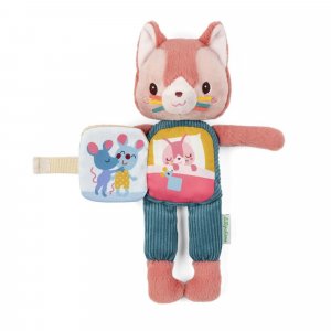 Peluche phosphorescente avec livre en tissu Lilliputiens