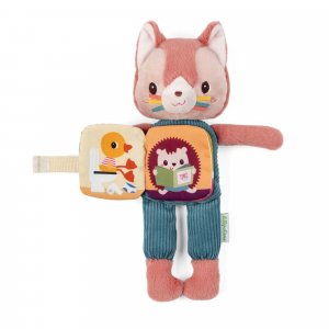 Peluche phosphorescente avec livre en tissu Lilliputiens