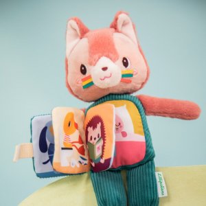 Peluche phosphorescente avec livre en tissu Lilliputiens