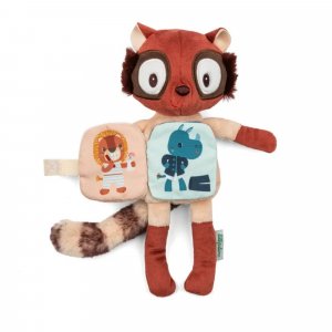 Peluche phosphorescente avec livre en tissu elvis Lilliputiens