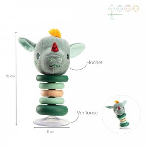 Hochet à ventouse joe Lilliputiens