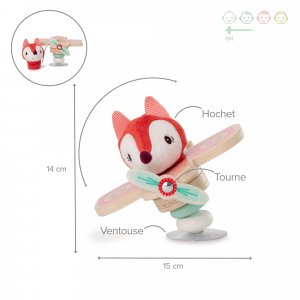 Hochet alice en avion swing Lilliputiens