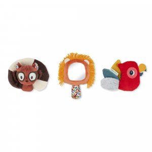 Set de 3 hochets sensoriels Lilliputiens