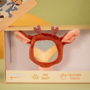 Set de 3 hochets sensoriels lena la licorne Lilliputiens