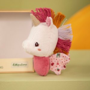 Set de 3 hochets sensoriels lena la licorne Lilliputiens