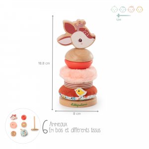 Pyramide à empiler stella Lilliputiens