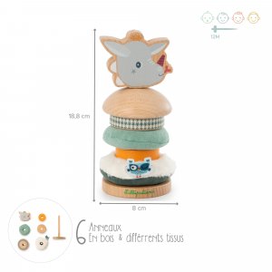 Pyramide à empiler joe Lilliputiens