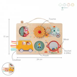 Panneau d'activités valisette découvertes en route Lilliputiens
