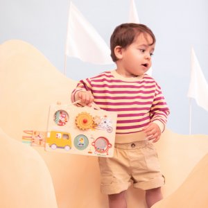 Panneau d'activités valisette découvertes en route Lilliputiens