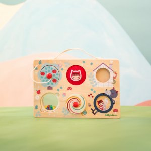 Panneau d'activités valisette découvertes contes Lilliputiens