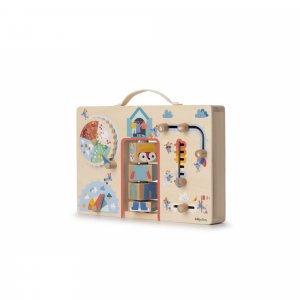 Panneau d'activités valisette alice s'habille selon la météo Lilliputiens