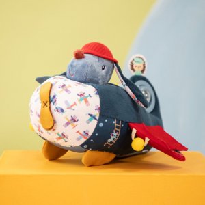 Jouet d'activités jules dans son avion Lilliputiens