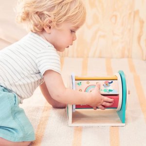 Rouleau d'activités en bois tournicolor Lilliputiens
