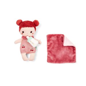 Poupée en tissu 21cm et son couffin mio Lilliputiens