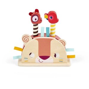 Jouet pop up en bois jack le lion Lilliputiens