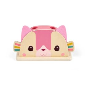 Jouet pop up en bois jeanne le chat Lilliputiens