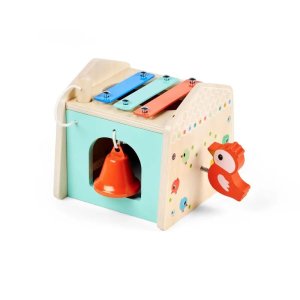 Jouet d'éveil en bois maisonnette sonore Lilliputiens