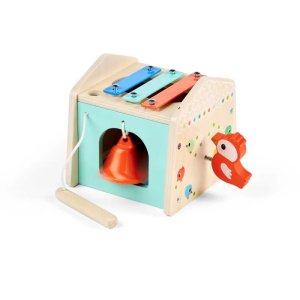 Jouet d'éveil en bois maisonnette sonore Lilliputiens