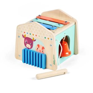 Jouet d'éveil en bois maisonnette sonore Lilliputiens