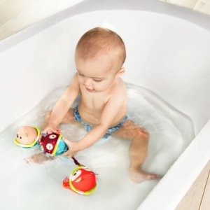 Lot de 3 balles de bain georges, césar et alice Lilliputiens