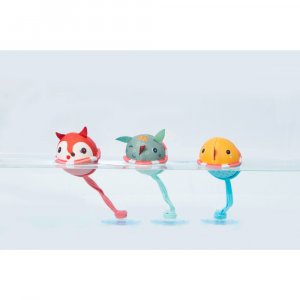Lot de 3 balles de bain joe, alice et gaspard Lilliputiens