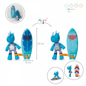 Jouet de bain marius le surfeur magique Lilliputiens
