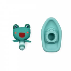 Jouet de bain bateau flottant james la grenouille Lilliputiens