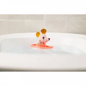 Jouet de bain bateau flottant nina la souris Lilliputiens