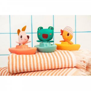 Jouet de bain bateau flottant nina la souris Lilliputiens