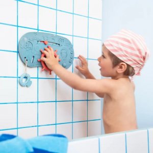 Panneau d'activités pour le bain bateau pirate Lilliputiens