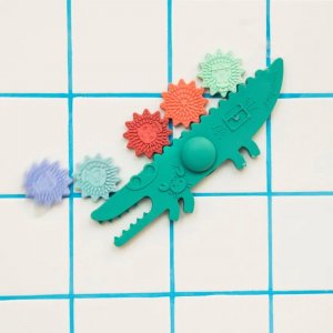 Panneau de bain jeu d'équilibre balancier crocodile Lilliputiens