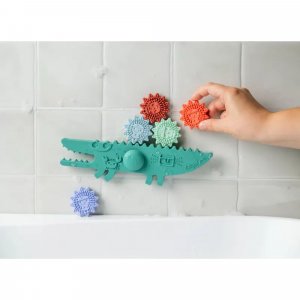 Panneau de bain jeu d'équilibre balancier crocodile Lilliputiens