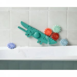 Panneau de bain jeu d'équilibre balancier crocodile Lilliputiens