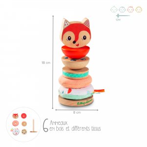 Pyramide à empiler alice Lilliputiens