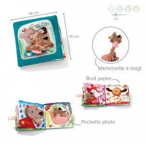 Livre intéractif césar câlins Lilliputiens